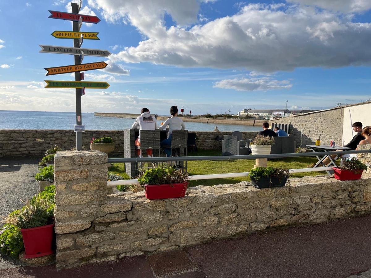 Hotel La Rose Des Sables Tréffiagat Exterior foto